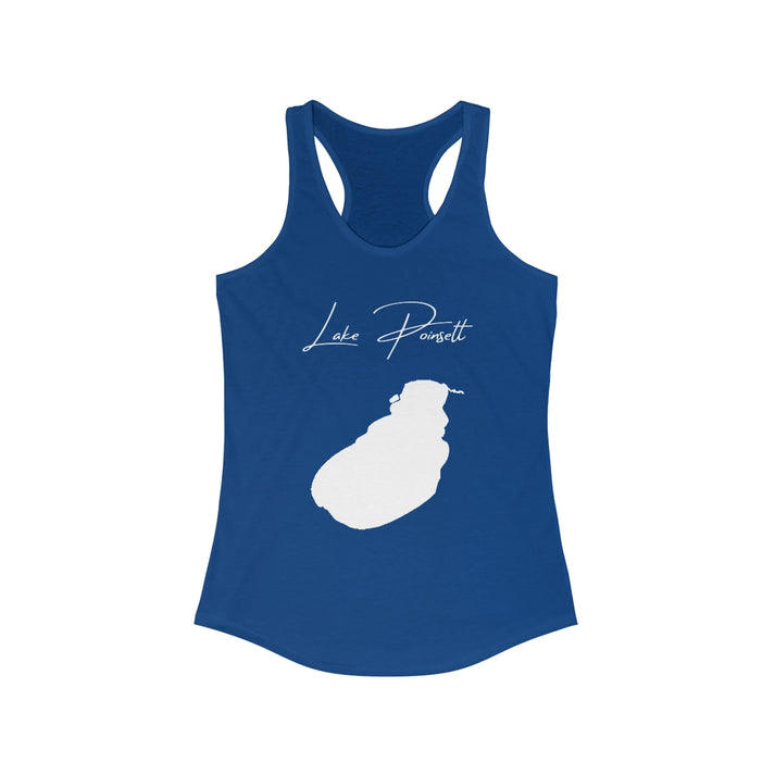 South  Dakota  Lake  Poinsett  Racerback-Tank  front  position  view  from  front  solid  royal.webp