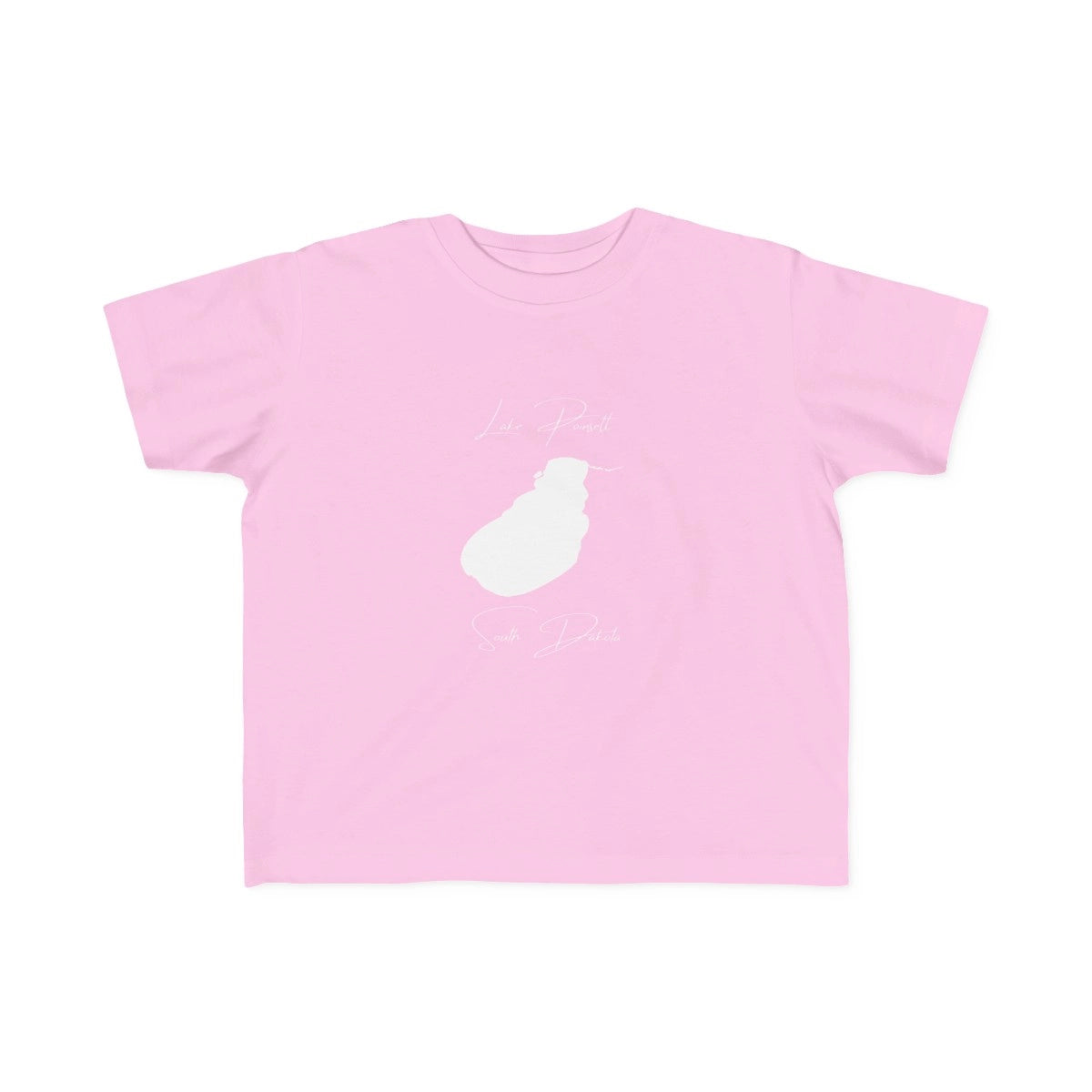 South  Dakota  Lake  Poinsett  Toddler  T-shirt  front  position  view  from  front  pink.webp