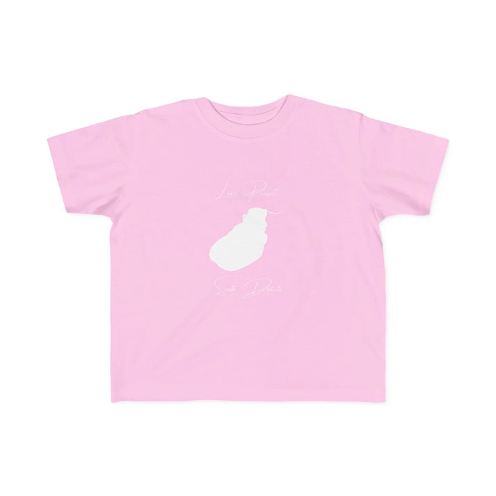 South  Dakota  Lake  Poinsett  Toddler  T-shirt  front  position  view  from  front  pink.webp