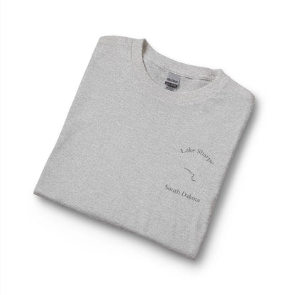South  Dakota  Lake  Sharpe  Long  Sleeve  Fishing  T-shirt  other  position  view  from  folded  sport  grey.webp