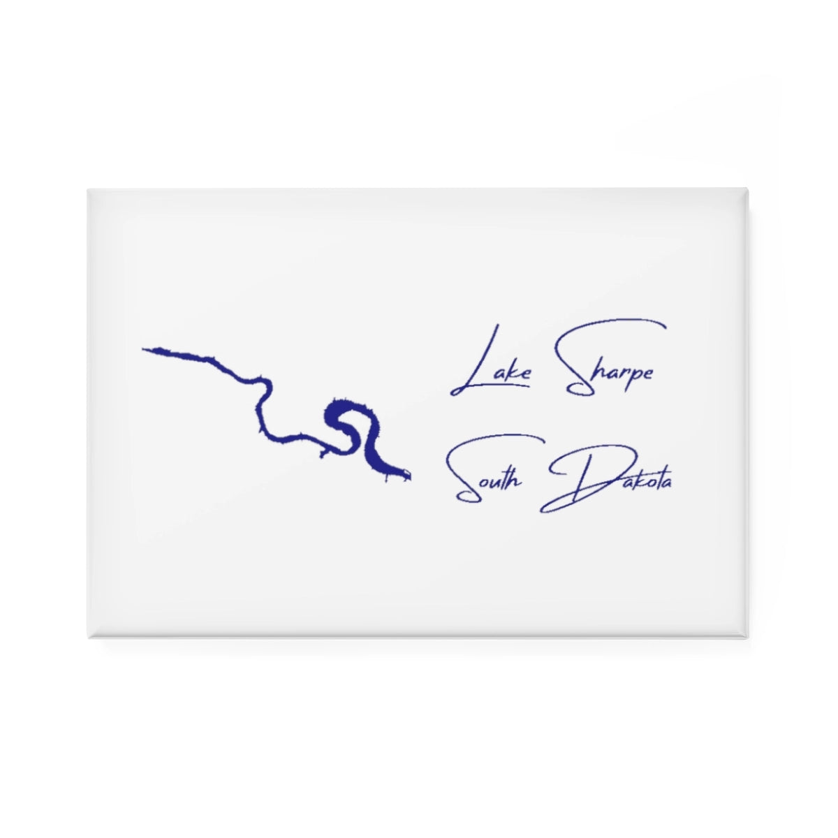 South  Dakota  Lake  Sharpe  Magnet  front  position  view  from  front  2  x  3.webp