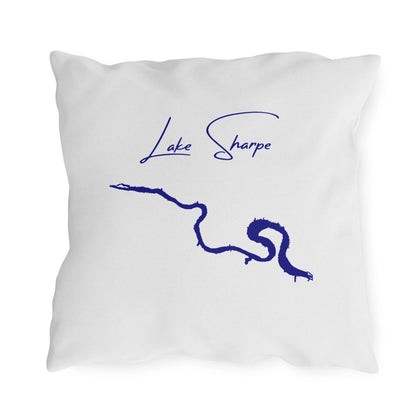 South  Dakota  Lake  Sharpe  Outdoor  Pillow  back  position  view  from  back  18  x  18.webp