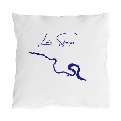 South  Dakota  Lake  Sharpe  Outdoor  Pillow  front  position  view  from  front  16  x  16.webp