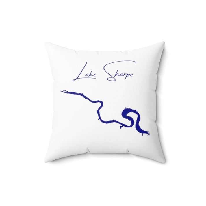 South  Dakota  Lake  Sharpe  Pillow  front  position  view  from  back  16  x  16.webp