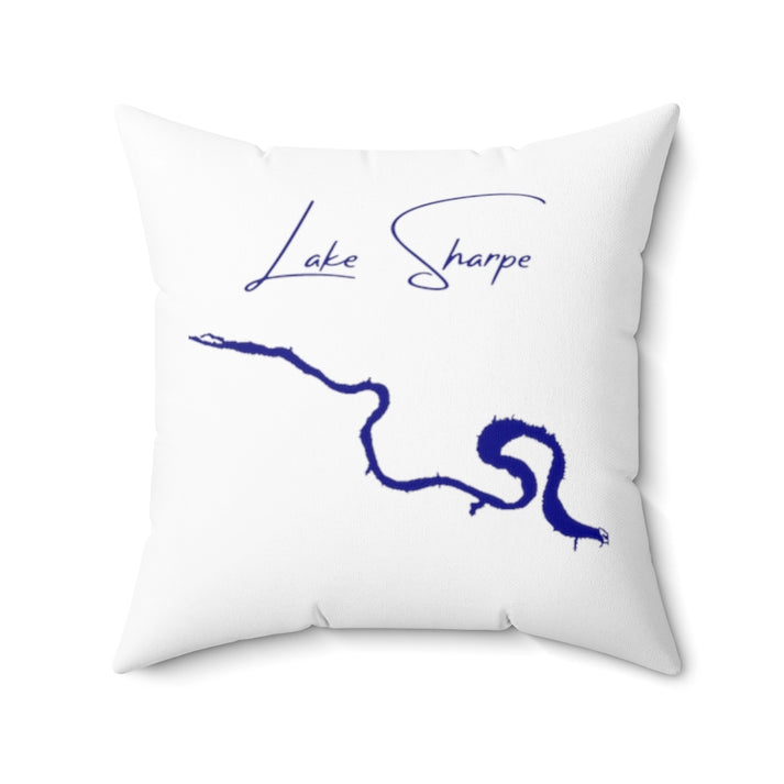 South  Dakota  Lake  Sharpe  Pillow  front  position  view  from  back  20  x  20.webp