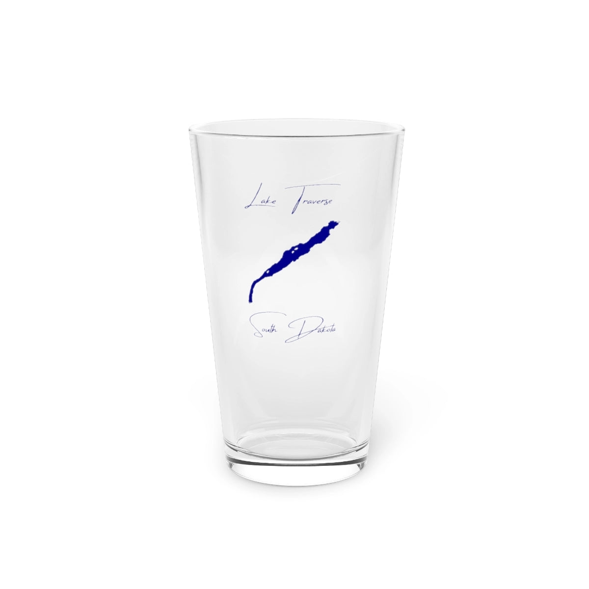 South  Dakota  Lake  Traverse  16oz  Pint  Glass  front  position  view  from  front  16oz.webp