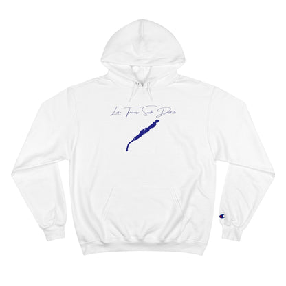 South  Dakota  Lake  Traverse  Hoodie  front  position  view  from  front  white.webp