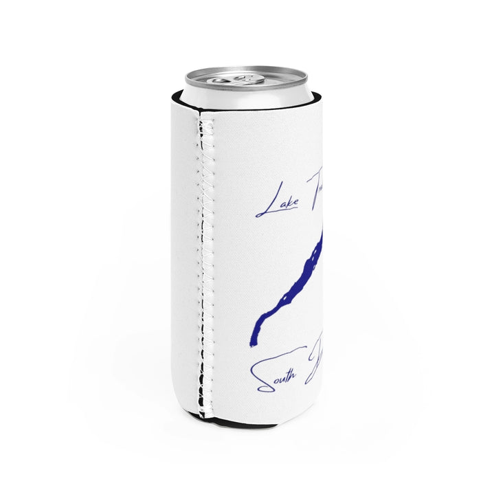 South  Dakota  Lake  Traverse  Slim  Can  Koozie  all  position  view  from  right  white.webp