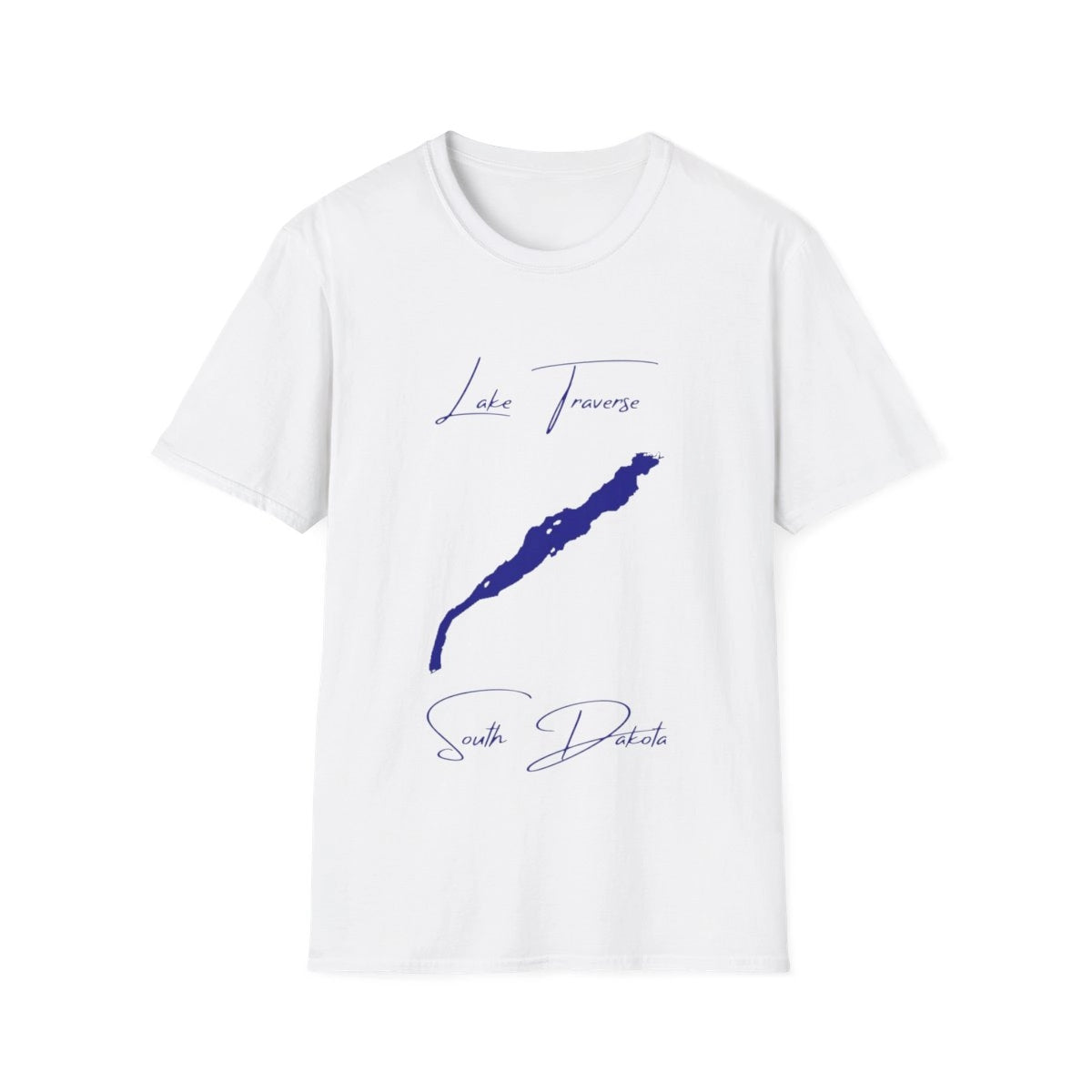 South  Dakota  Lake  Traverse  T-shirt  front  position  view  from  front  white.webp