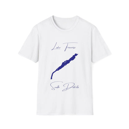 South  Dakota  Lake  Traverse  T-shirt  front  position  view  from  front  white.webp