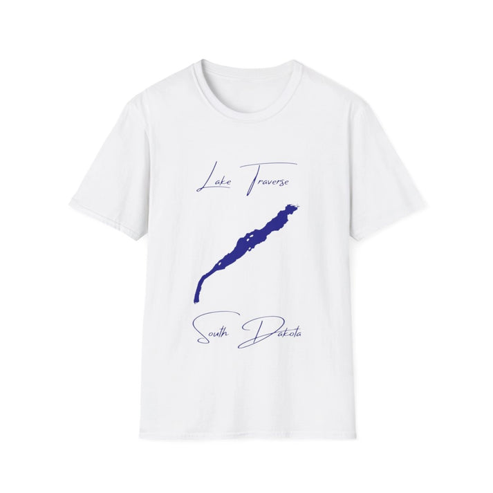 South  Dakota  Lake  Traverse  T-shirt  front  position  view  from  front  white.webp