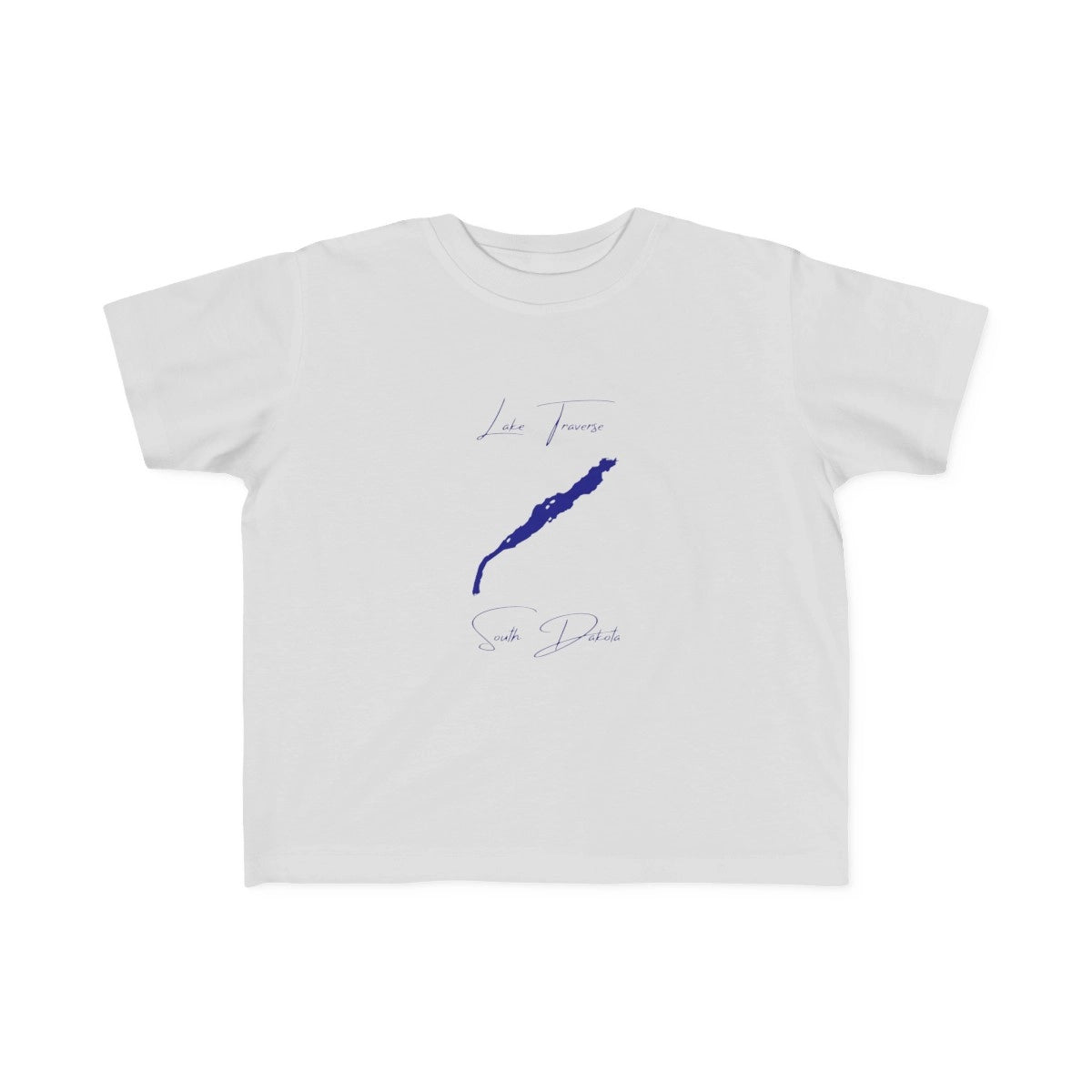 South  Dakota  Lake  Traverse  Toddler  T-shirt  front  position  view  from  front  silver.webp
