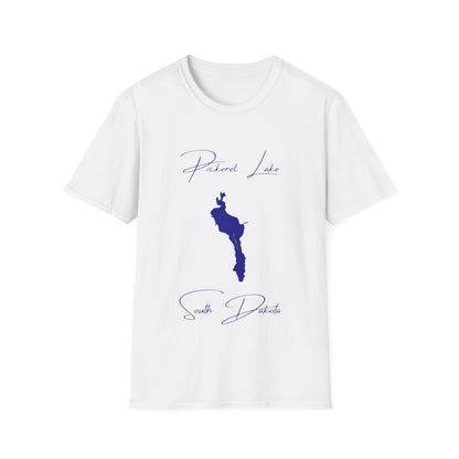 South  Dakota  Pickerel  Lake  T-shirt  front  position  view  from  front  white.webp