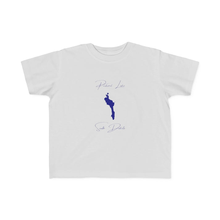 South  Dakota  Pickerel  Lake  Toddler  T-shirt  front  position  view  from  front  silver.webp