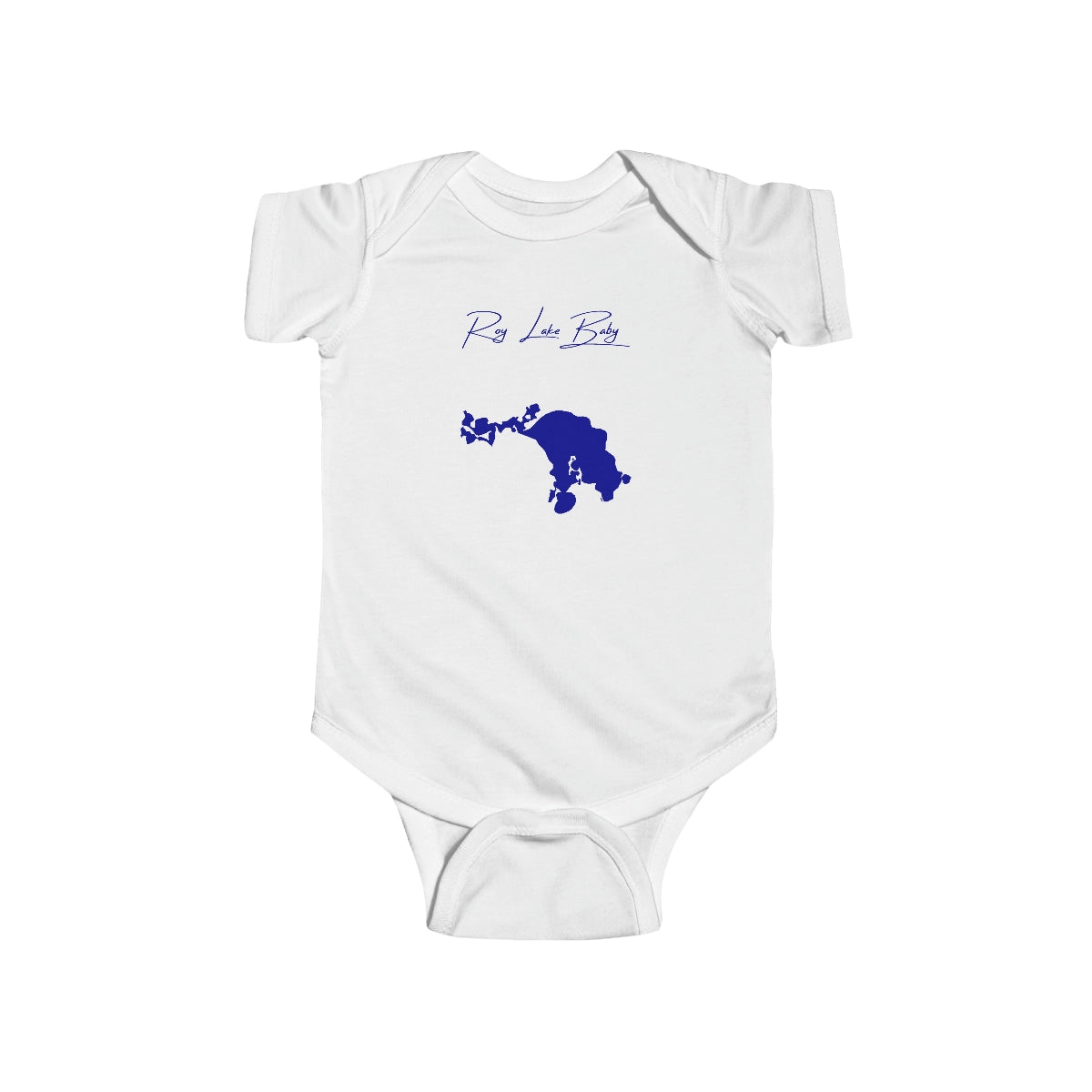 South  Dakota  Roy  Lake  Onesie  front  position  view  from  front  white.webp