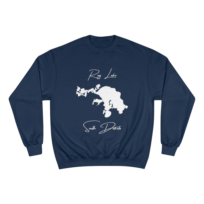 South  Dakota  Roy  Lake  Sweatshirt  front  position  view  from  front  navy.webp