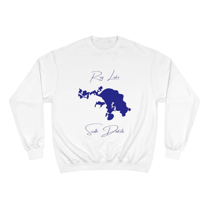 South  Dakota  Roy  Lake  Sweatshirt  front  position  view  from  front  white.webp