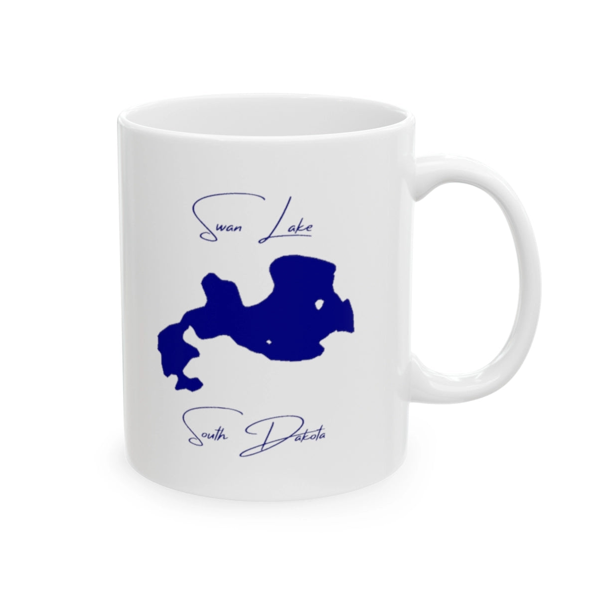 South  Dakota  Swan  Lake  Ceramic  Mug  other  position  view  from  right  11oz.webp