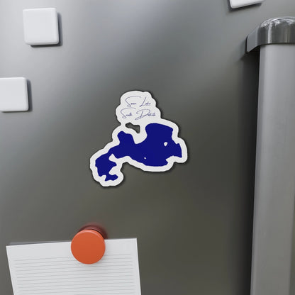 South  Dakota  Swan  Lake  Die  Cut  Magnet  front  position  view  from  context-1  4  x  4.webp