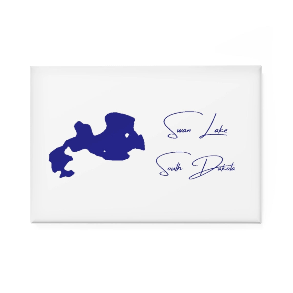 South  Dakota  Swan  Lake  Magnet  front  position  view  from  front  2  x  3.webp