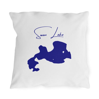 South  Dakota  Swan  Lake  Outdoor  Pillow  front  position  view  from  front  18  x  18.webp