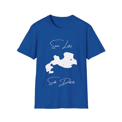 South  Dakota  Swan  Lake  T-shirt  front  position  view  from  front  royal.webp