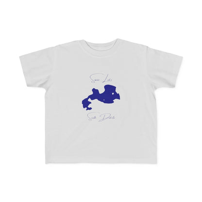 South  Dakota  Swan  Lake  Toddler  T-shirt  front  position  view  from  front  silver.webp
