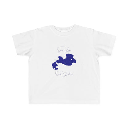 South  Dakota  Swan  Lake  Toddler  T-shirt  front  position  view  from  front  white.webp