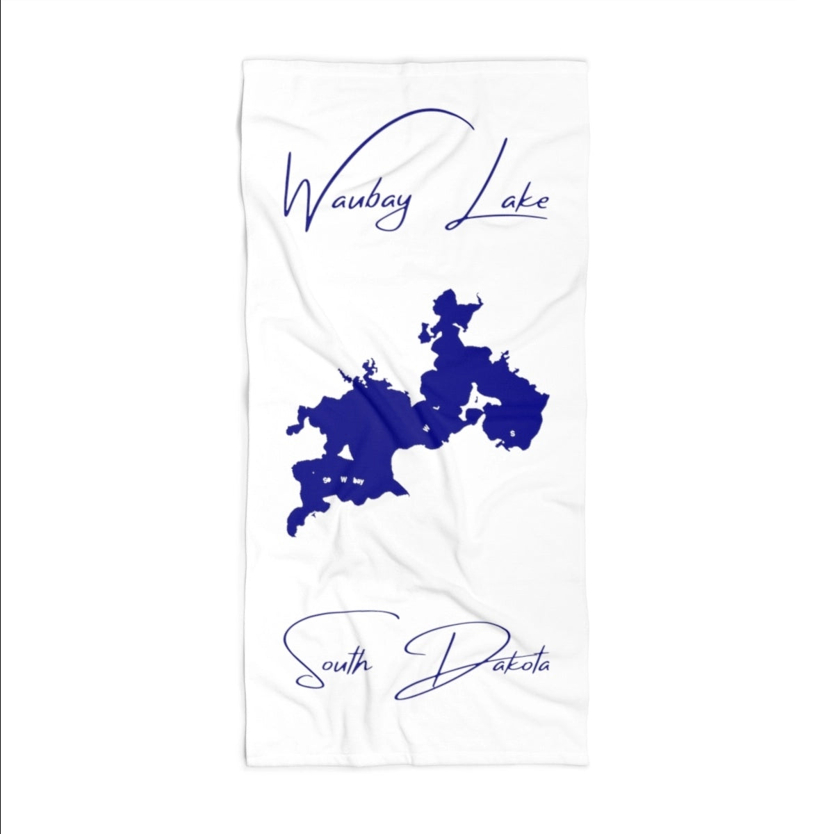 South  Dakota  Waubay  Lake  Beach  Towel  front  position  view  from  front  36  x  72.webp