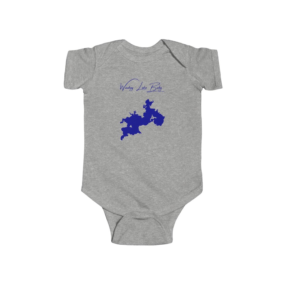 South  Dakota  Waubay  Lake  Onesie  front  position  view  from  front  heather.webp