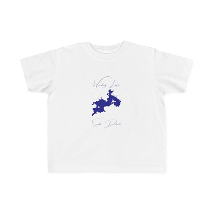 South  Dakota  Waubay  Lake  Toddler  T-shirt  front  position  view  from  front  white.webp