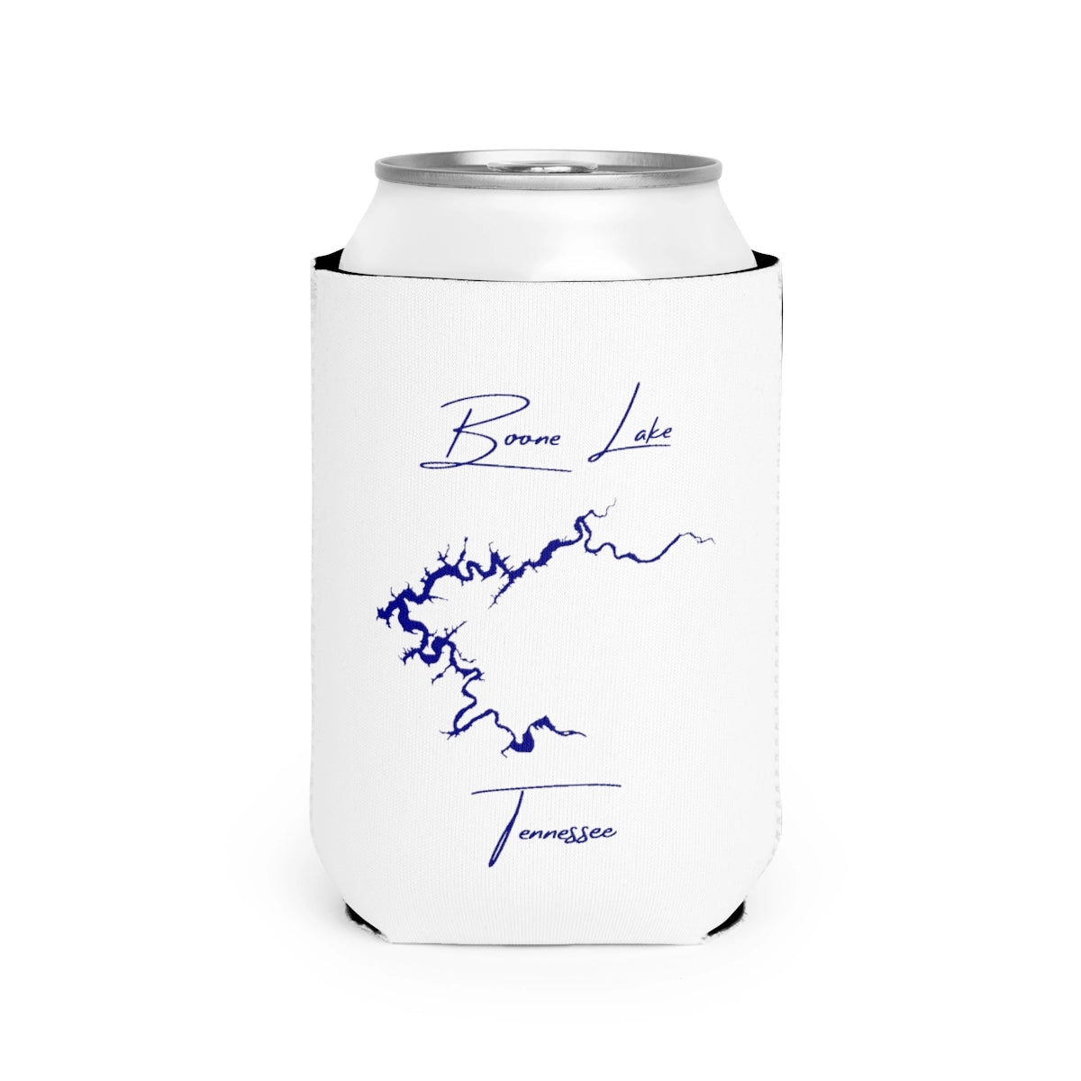 Tennessee  Boone  Lake  Can  Koozie  front  position  view  from  front-2  white.webp