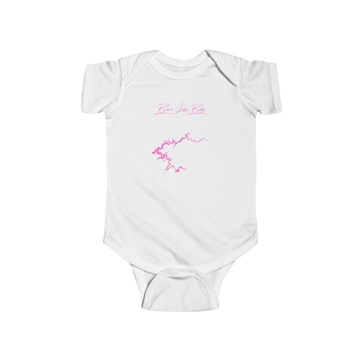 Tennessee  Boone  Lake  Onesie  front  position  view  from  front  white.webp