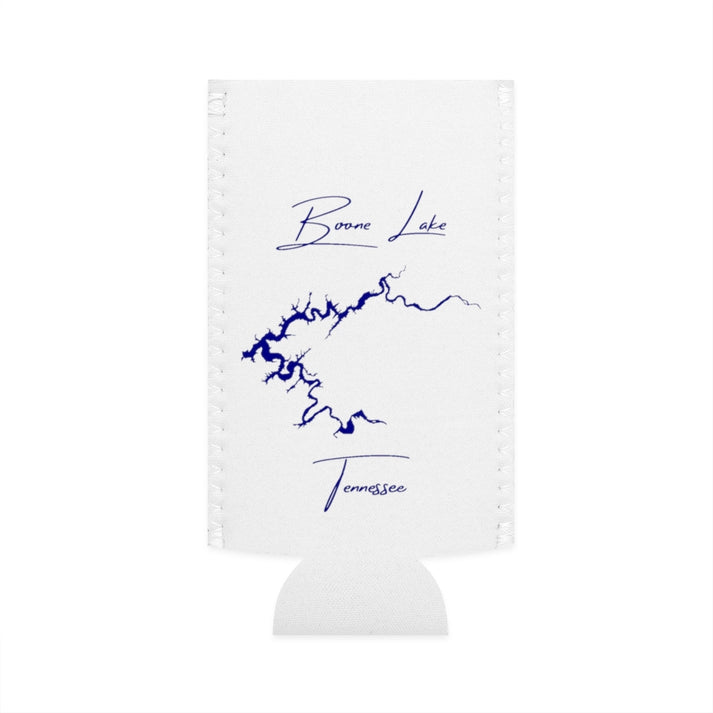 Tennessee  Boone  Lake  Slim  Can  Koozie  front  position  view  from  flat-front  white.webp