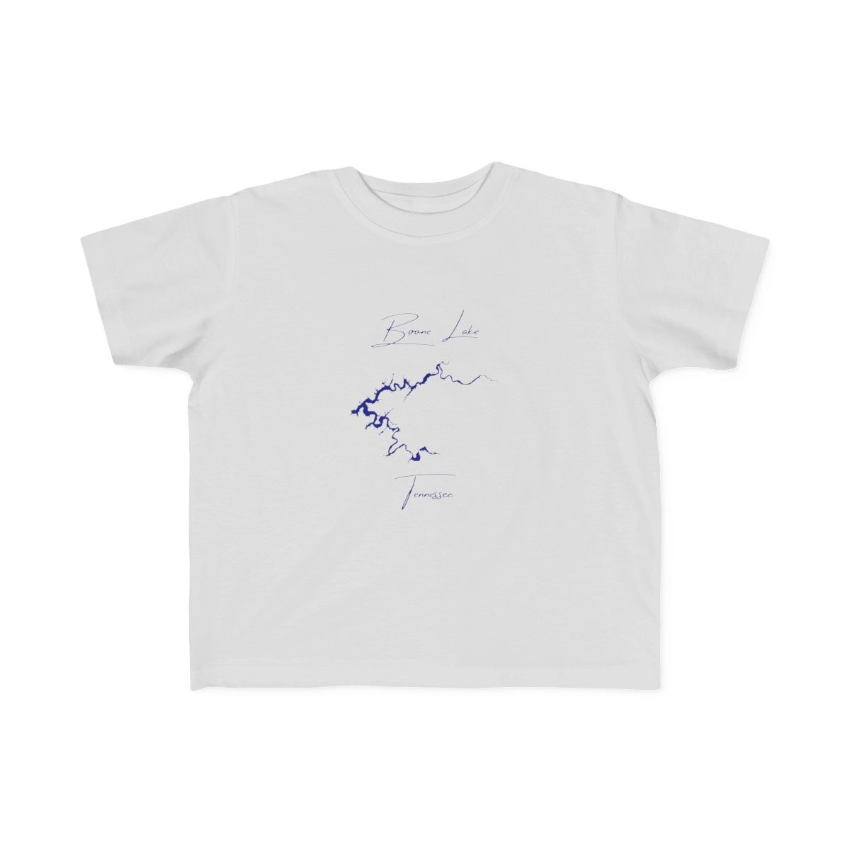 Tennessee  Boone  Lake  Toddler  T-shirt  front  position  view  from  front  silver.webp