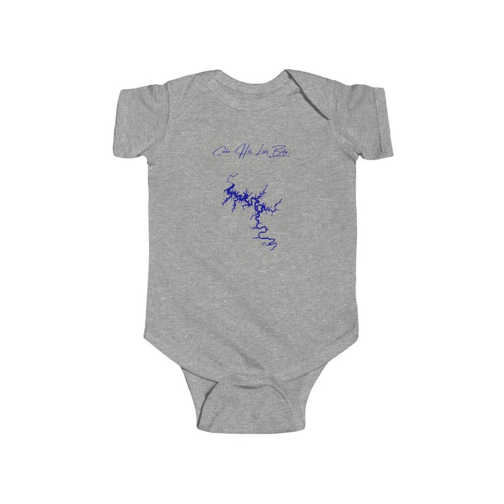 Tennessee  Center  Hill  Lake  Onesie  front  position  view  from  front  heather.webp