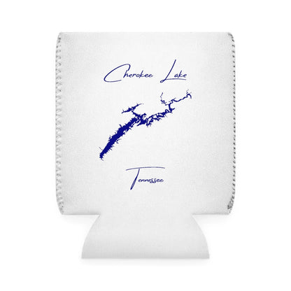 Tennessee  Cherokee  Lake  Can  Koozie  front  position  view  from  front-1  white.webp