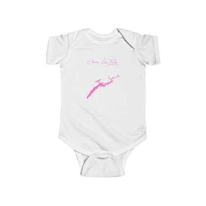 Tennessee  Cherokee  Lake  Onesie  front  position  view  from  front  white.webp