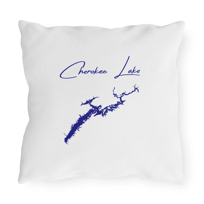 Tennessee  Cherokee  Lake  Outdoor  Pillow  back  position  view  from  back  16  x  16.webp