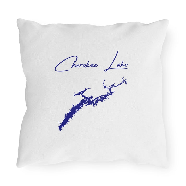 Tennessee  Cherokee  Lake  Outdoor  Pillow  back  position  view  from  back  16  x  16.webp