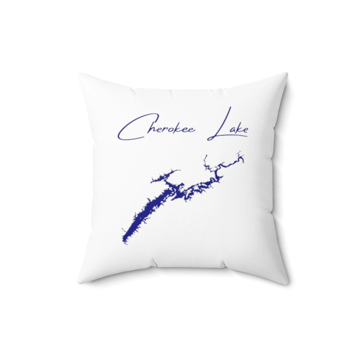 Tennessee  Cherokee  Lake  Pillow  front  position  view  from  back  16  x  16.webp