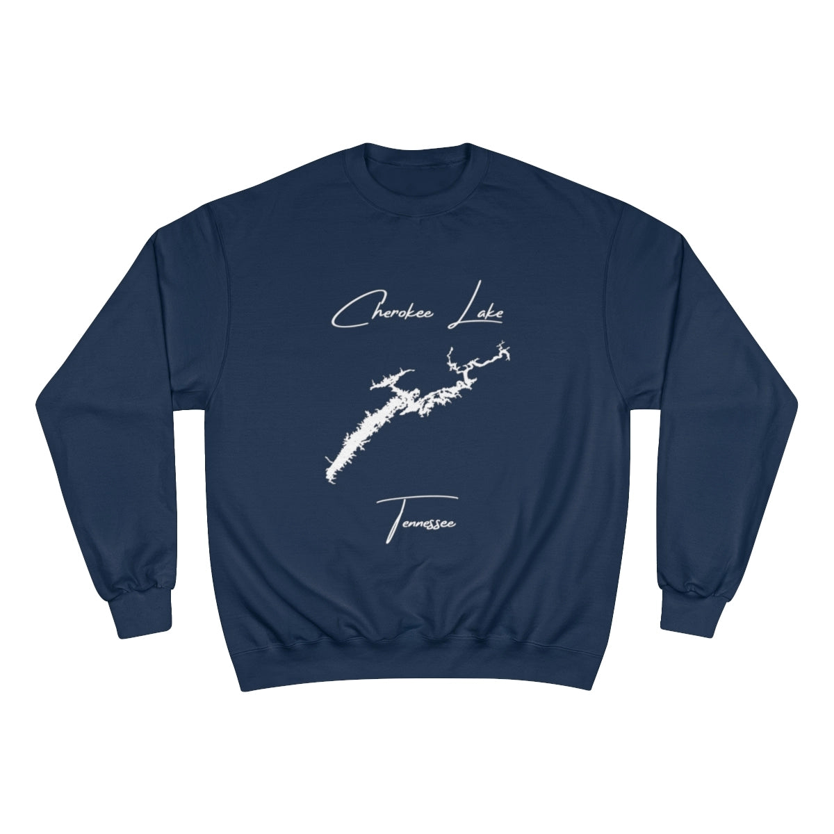 Tennessee  Cherokee  Lake  Sweatshirt  front  position  view  from  front  navy.webp