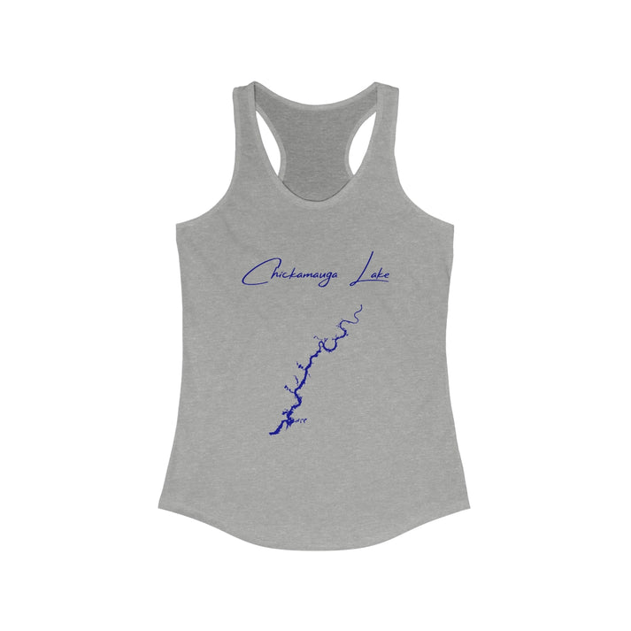 Tennessee  Chickamauga  Lake  Racerback-Tank  front  position  view  from  front  heather  grey.webp