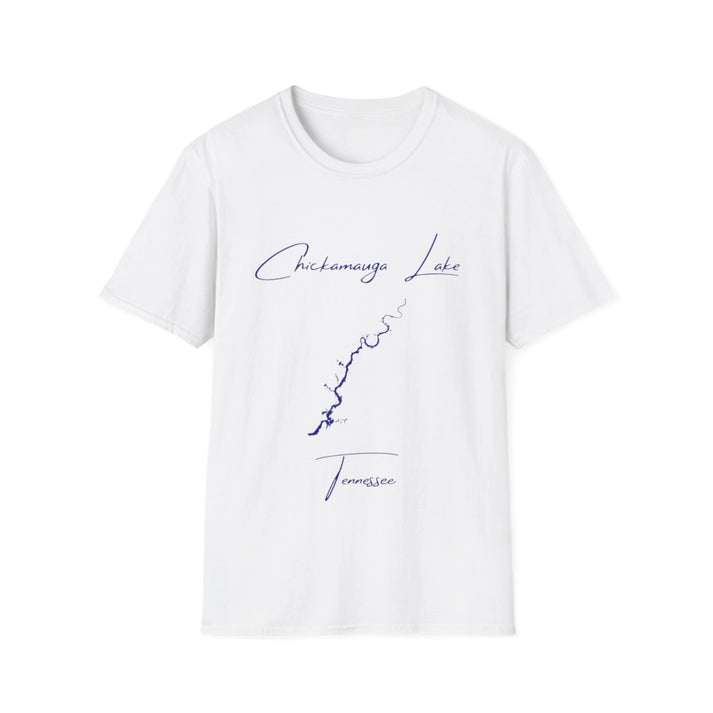 Tennessee  Chickamauga  Lake  T-shirt  front  position  view  from  front  white.webp