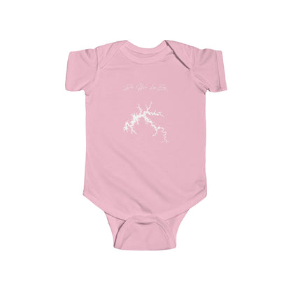 Tennessee  Dale  Hollow  Lake  Onesie  front  position  view  from  front  pink.webp