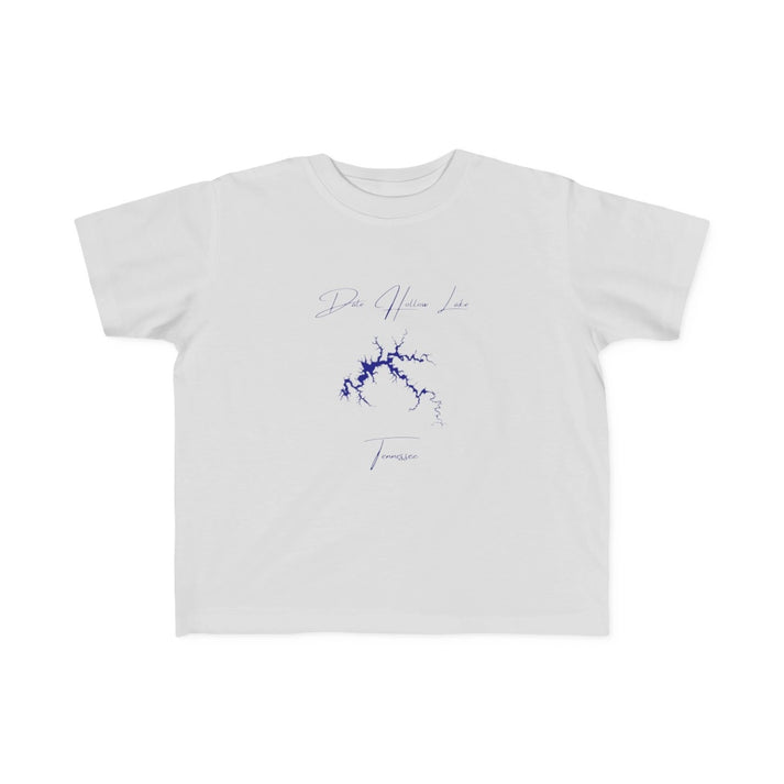 Tennessee  Dale  Hollow  Lake  Toddler  T-shirt  front  position  view  from  front  silver.webp