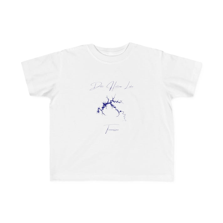 Tennessee  Dale  Hollow  Lake  Toddler  T-shirt  front  position  view  from  front  white.webp