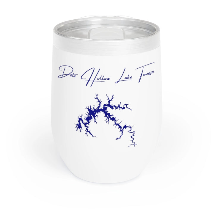 Tennessee  Dale  Hollow  Lake  Wine  Tumbler  front  position  view  from  front  white.webp
