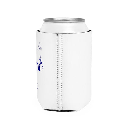Tennessee  Douglas  Lake  Can  Koozie  all  position  view  from  right  white.webp