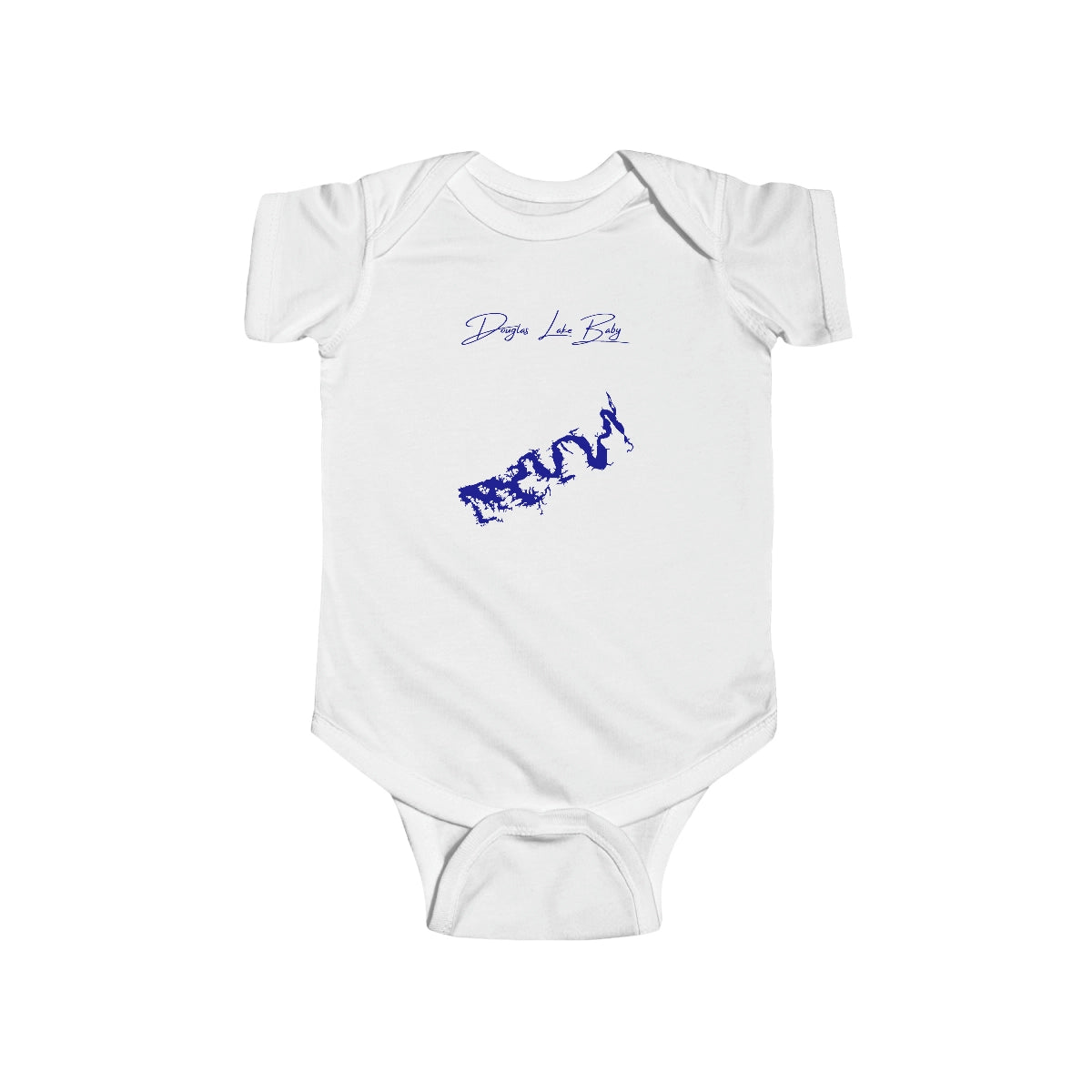 Tennessee  Douglas  Lake  Onesie  front  position  view  from  front  white.webp